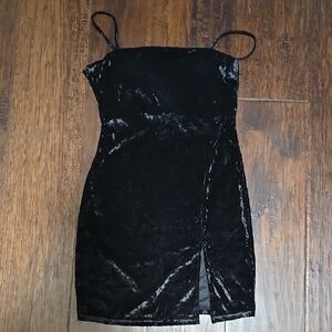 Buffbunny Black Velvet Dress